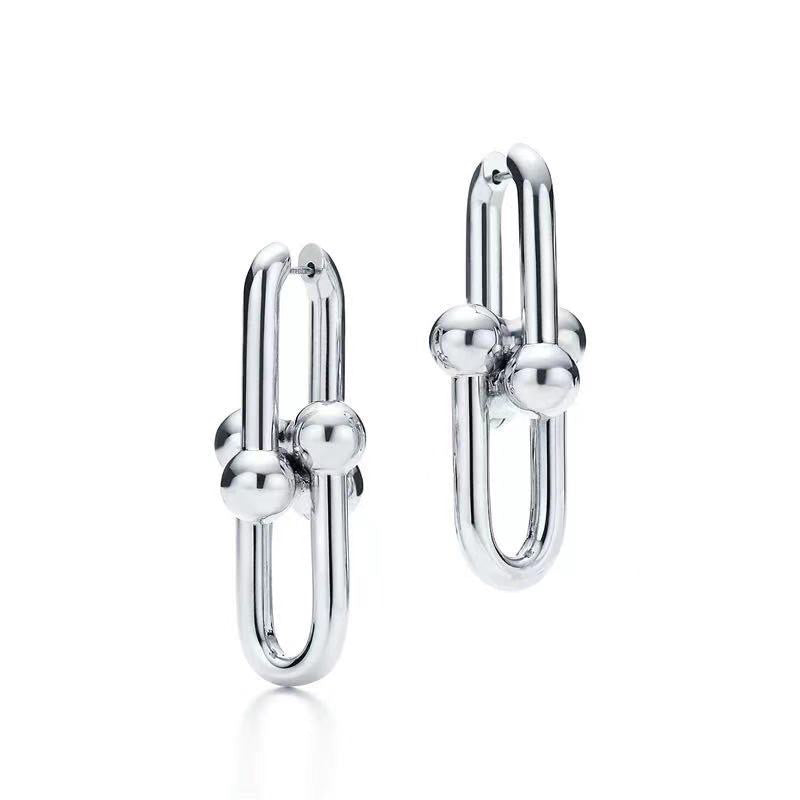 18K Tiffany HardWear Extra Large Link Earrings